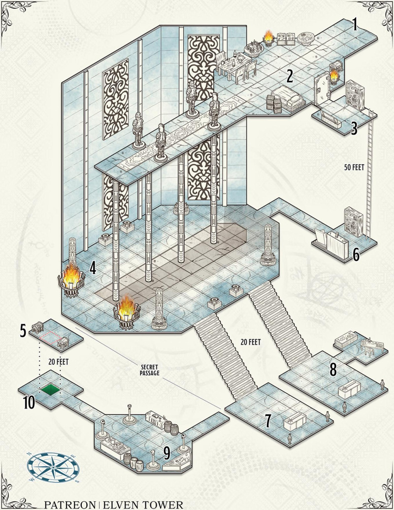 Map 902 - Forlorn Vault - Isometric Dungeon