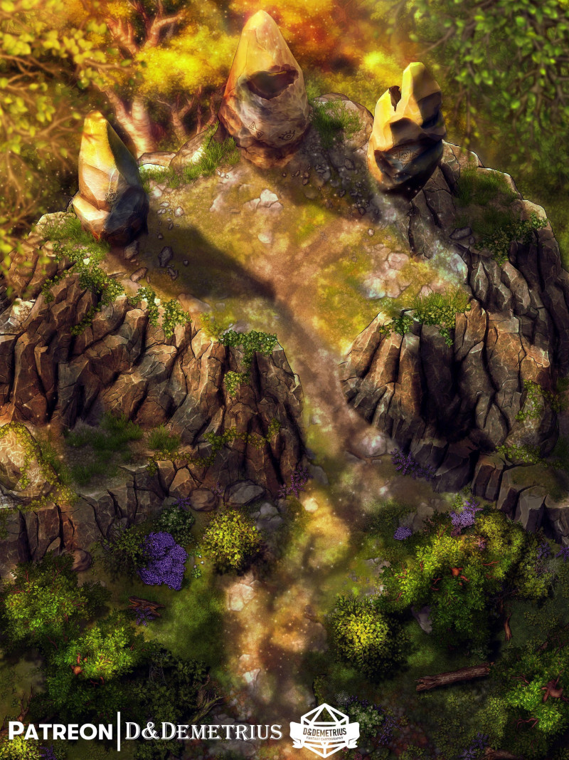 Druidic Stones [20x27] | 16 Variants and Scene+ Animated Map