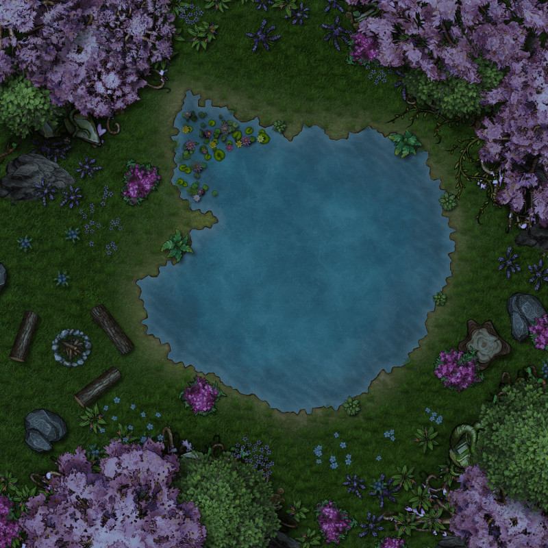 Tentacle Combat & Not Suspicious Lake | Day & Night (Night Encounter) [OC]