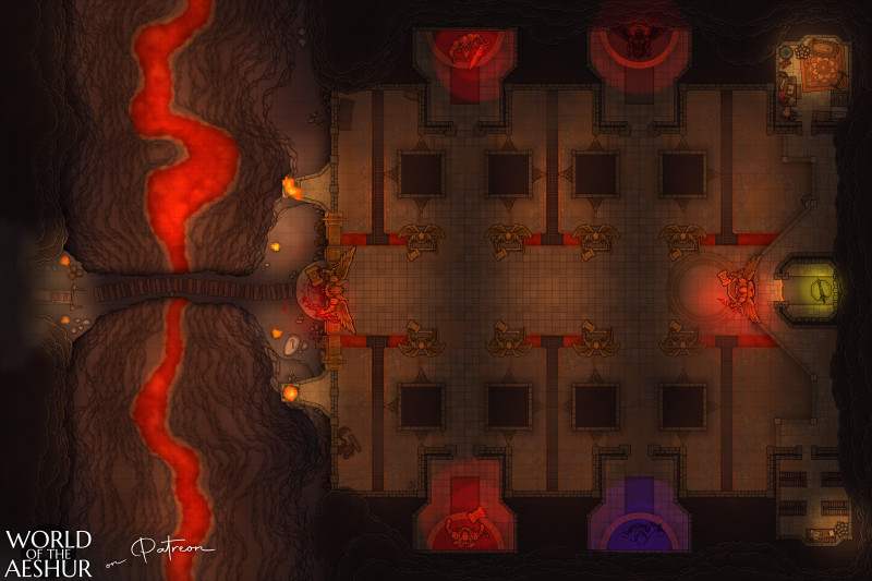 Temple of Sazot - [60x40]