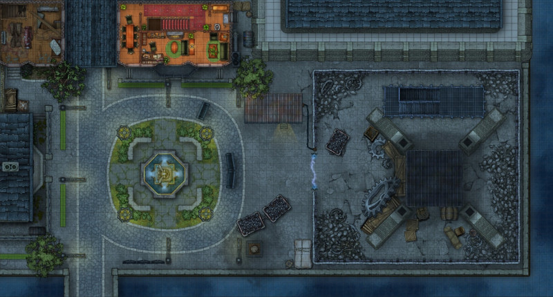 Dunwall Clocktower Ruins (79x42.5)