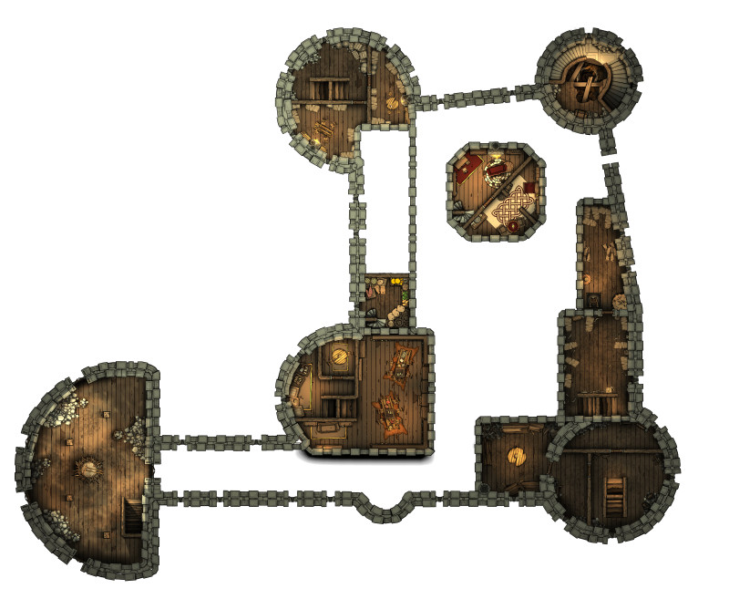 Castle Naerytar | 3 Levels [130 x 90]