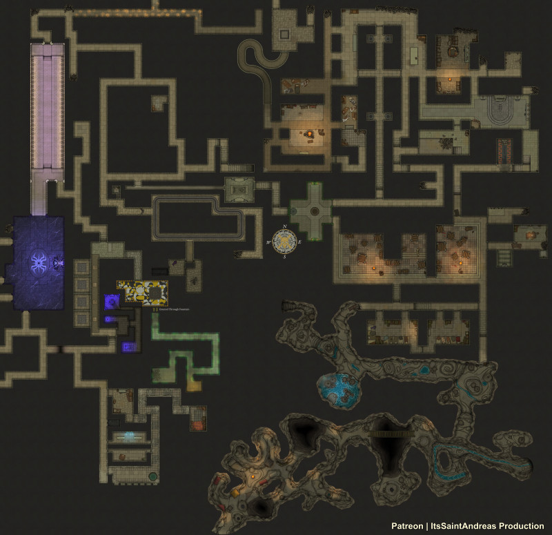 Undermountain Upgraded, Decorated East side (1st half completed)