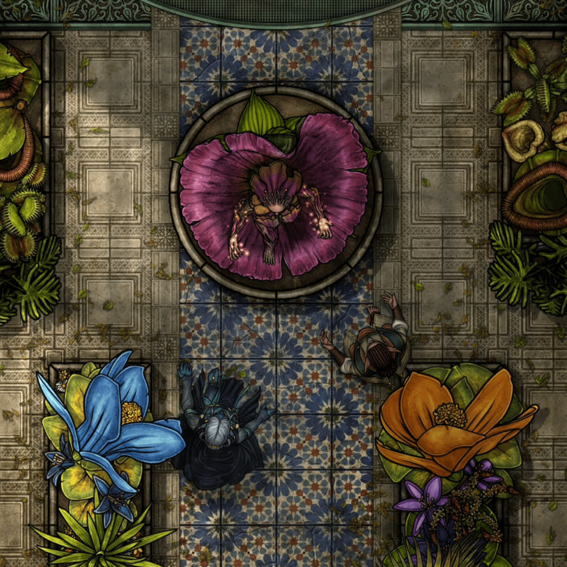 [OC] Botanic Garden 30x40 by Forgotten Adventures