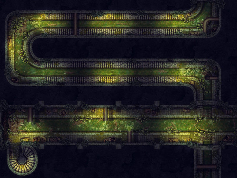 The Red Chamber, Cesterfield Sewers and the cliffside path up to them