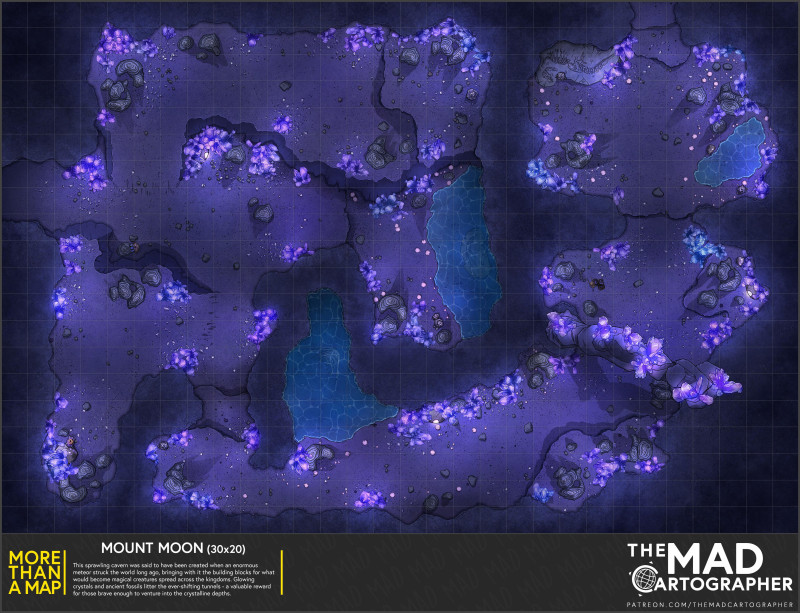 [30x20] More Than a Map: Mount Moon