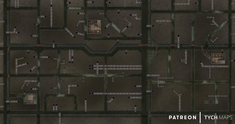 Waterdeep Sewers - Way to Xanathar Guild Hideout [70x37]