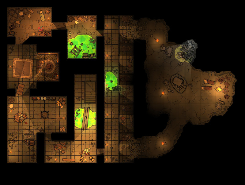 Prison Dungeon [33 x 25]