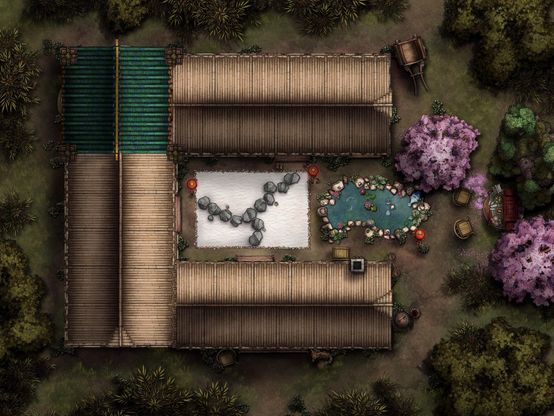 Eastern Themed BUNDLE (14 maps in total + Day/Night and Grid/No Grid versions)