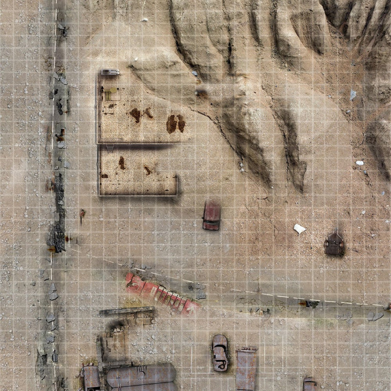 22 Free Post-Apocalyptic Battlemaps for Survival & Wasteland RPG Campaigns [Link in comments]