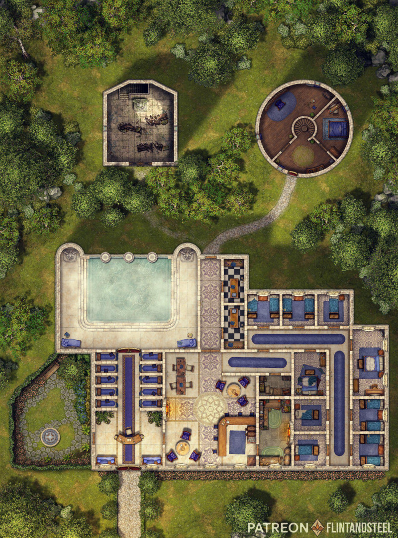Temple of the Restful Lily (34x46, 50ppi)