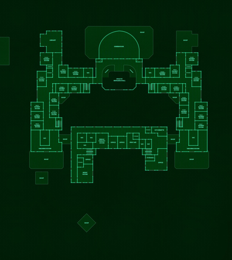They do their experiments only at night, but you better not roam the Asylum halls when they do... a day at the Asylum - modern / active experiment variant [75x86]