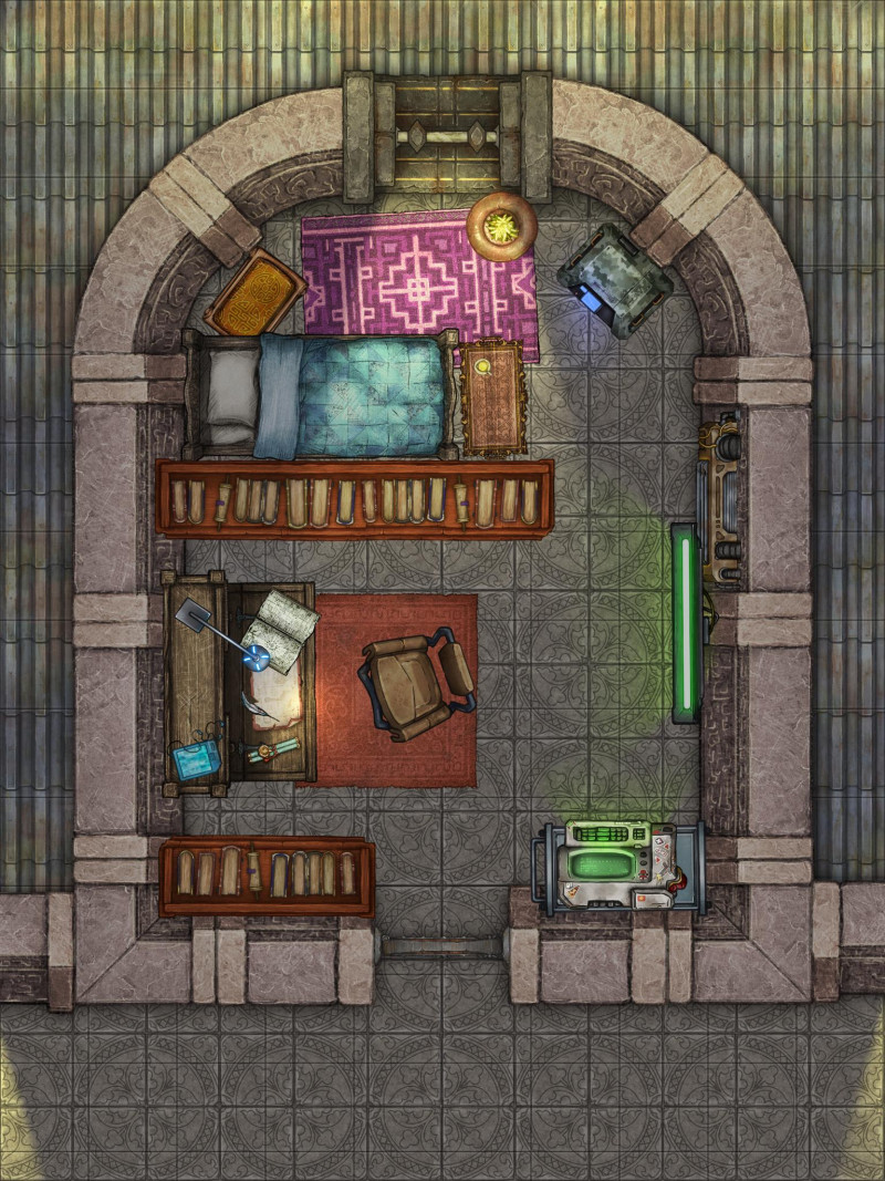 Private quarters - a Warhammer 40k map