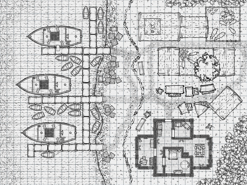 Some of the maps I've made for my campaign recently