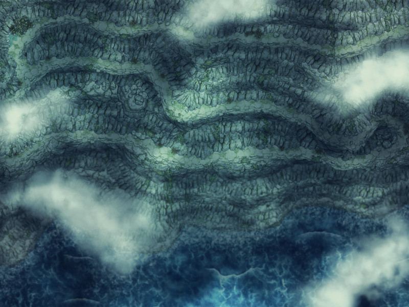 The Red Chamber, Cesterfield Sewers and the cliffside path up to them