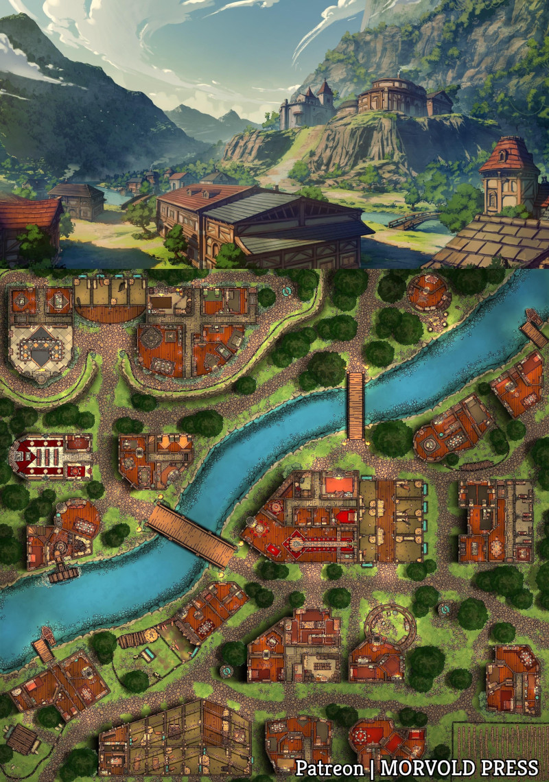 Starting Town | Riverton Hollow [120 x 112]