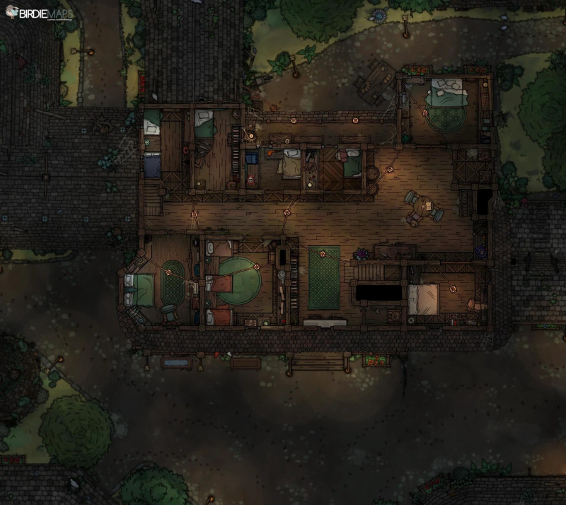 The Little Barrel Tavern - [28x24]