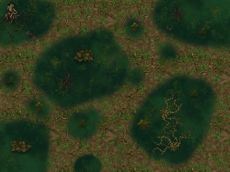 Made a Marsh map for my partners campaign. Still a beginner but feel free to use 😀