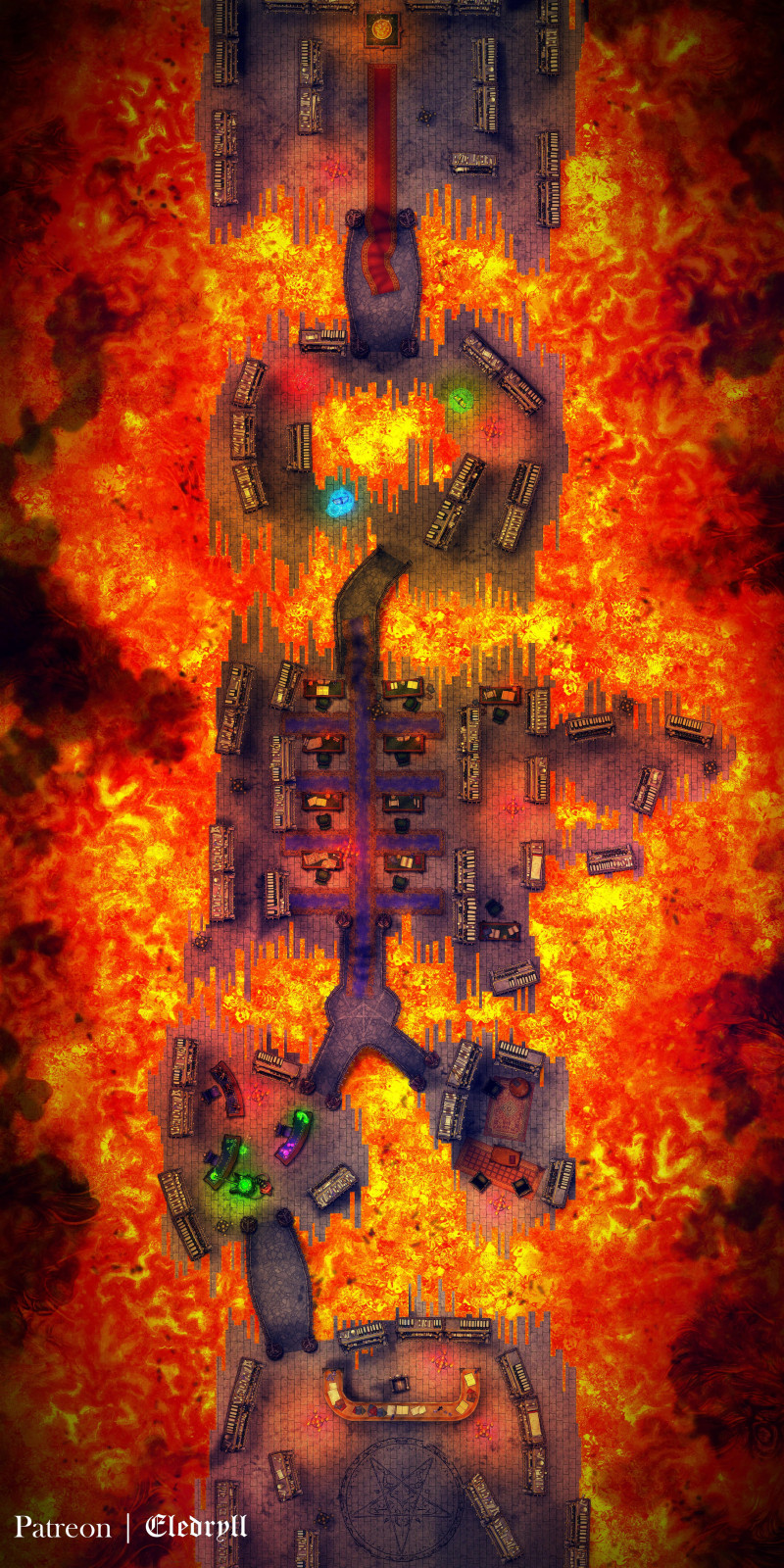 Infernal Library [40x80] [10K] [Gridless]