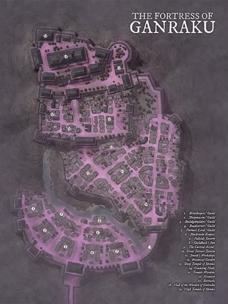 The Dwarven Mountain Fortress of Ganraku