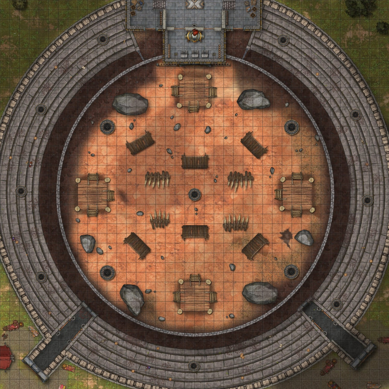 Colosseum Battlemap - Suggestions and Advice always appreciated!