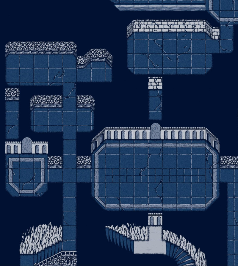 Tomb of the Serpent Kings – fully illustrated dungeon map (WIP, CC-BY 4.0)