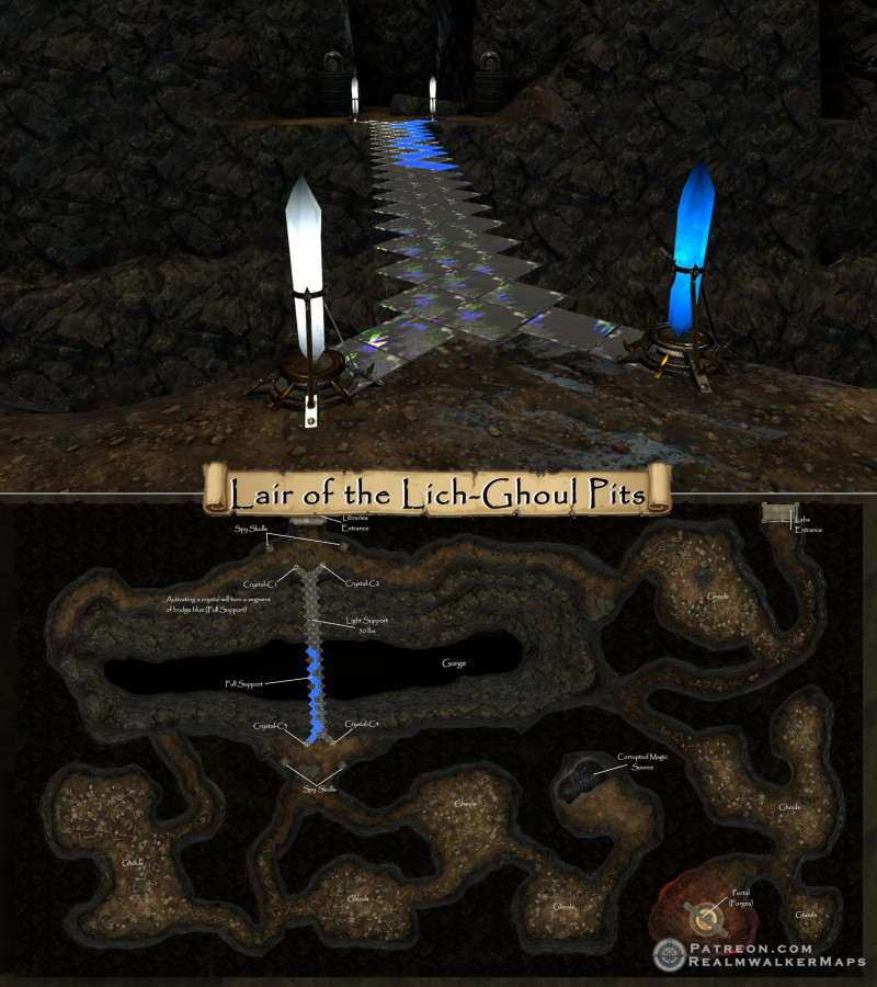 Lair of the Lich-Ghoul Pits (52x29)