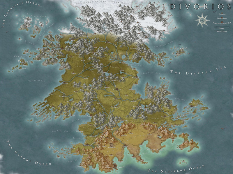 Map of Divorios