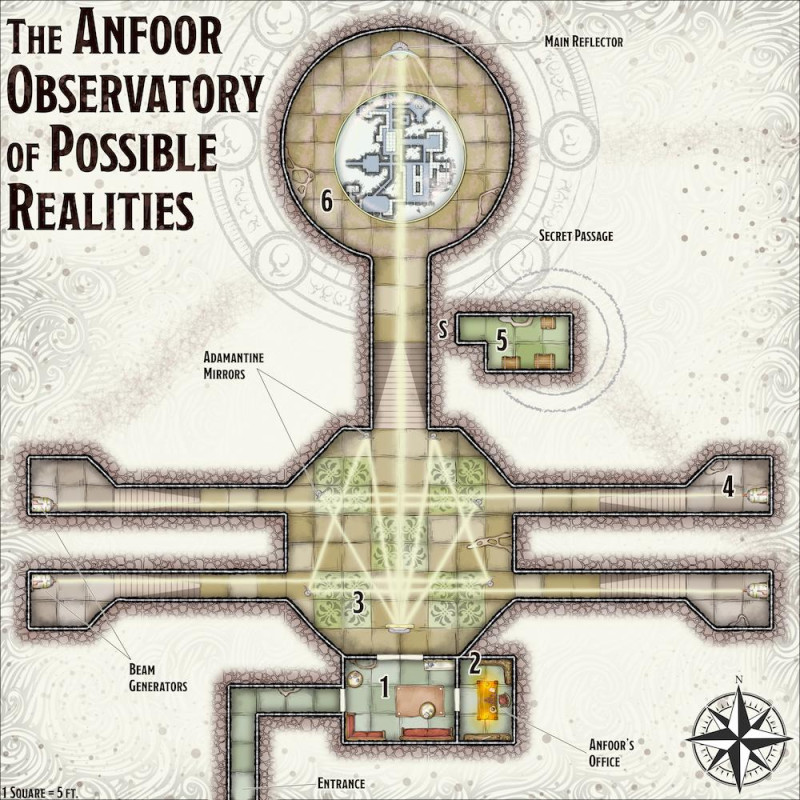 Free Map 320 - The Anfoor Observatory - Dungeon