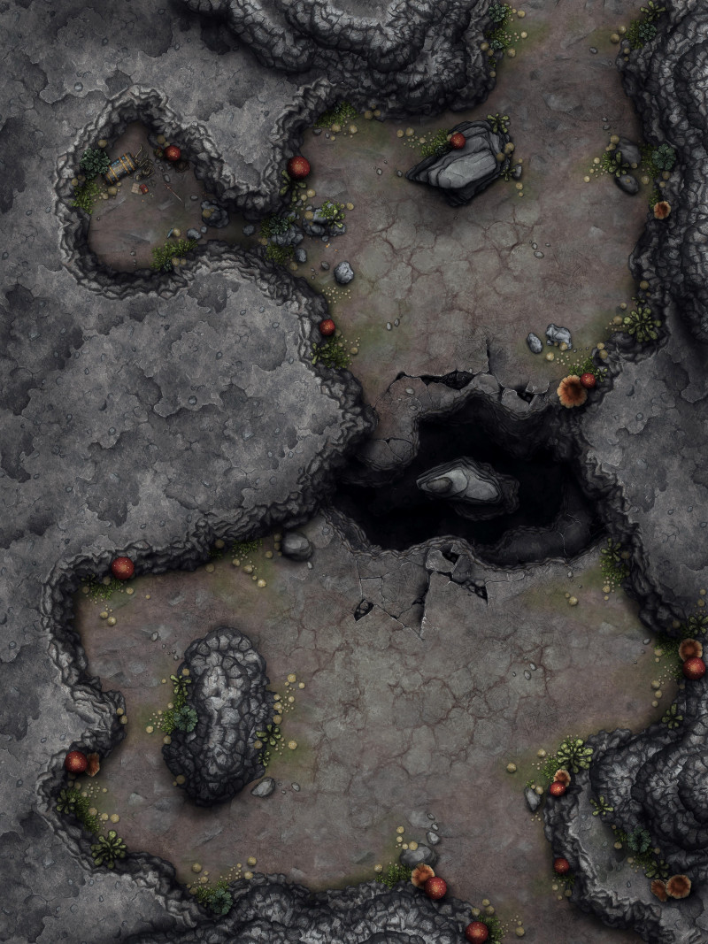 Secret cave [30x40] - 5 unique variations