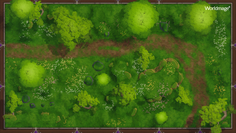 Meadow Cart Path - 58x32 – experimenting with dynamic season maps for our 3D mapmaker