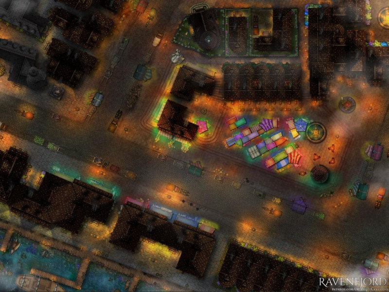 Ravenfjord: The Night Marker in Old Port