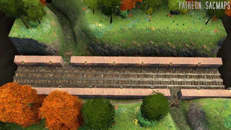 How would your players sabotage the tracks...?  [Train / Minecart Tunnel (32x34) - free day & night maps plus hundreds more!]
