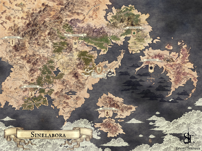 Sinelabora Parchment 2.0 Worldmap