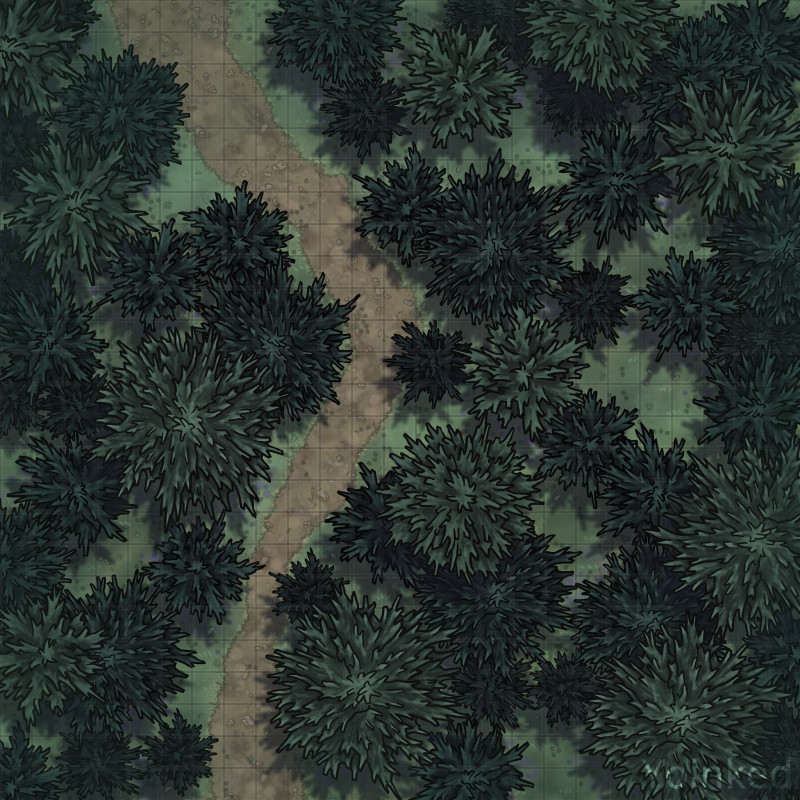 The Old Svalich Road | 8 Battlemaps for Curse of Strahd