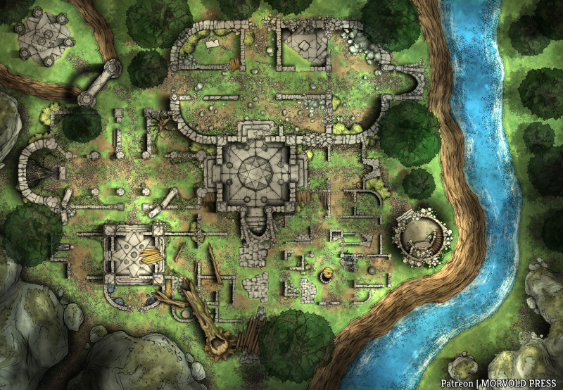 Elven Ruins [130 x 90]
