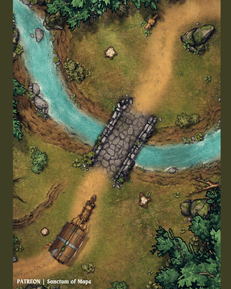 Merchants Wagon | Scene + Map | 30x40