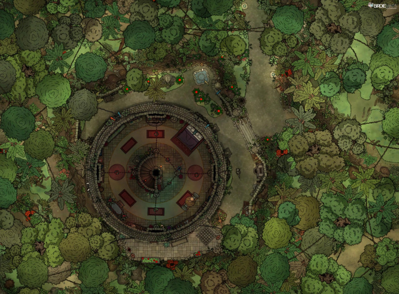 Jungle Tower [46x34]