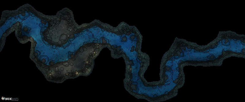 River Cave - [48x20]