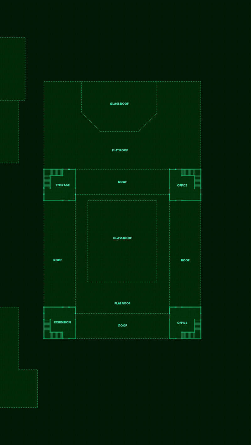 You’ve heard that floorplans of buildings from all over the city have been collected here - maybe a good opportunity to get a little insights about your next destinations in advance? The City Hall [40x73] [abandoned version] [4 Levels + "Green Screen" Flo