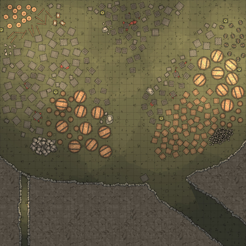 Progression of map quality over the course of my 3 year campaign. (2 years using dungeondraft)