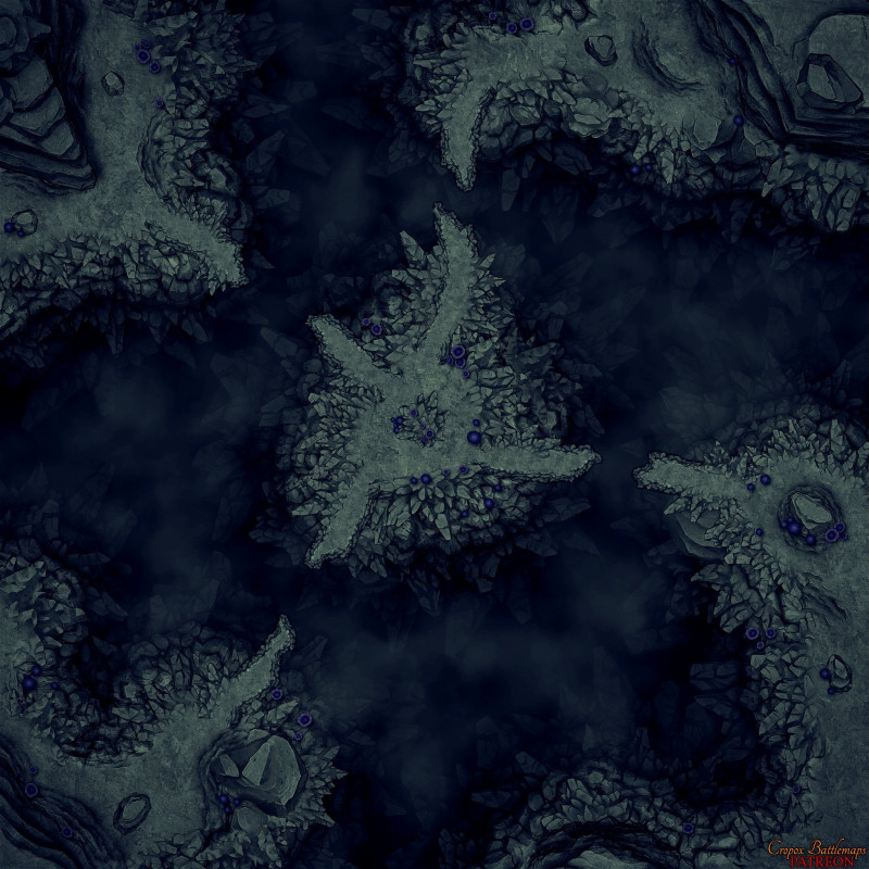 Explore the Cavern of Corruption – 4 Battle Maps in One Cave System Pack