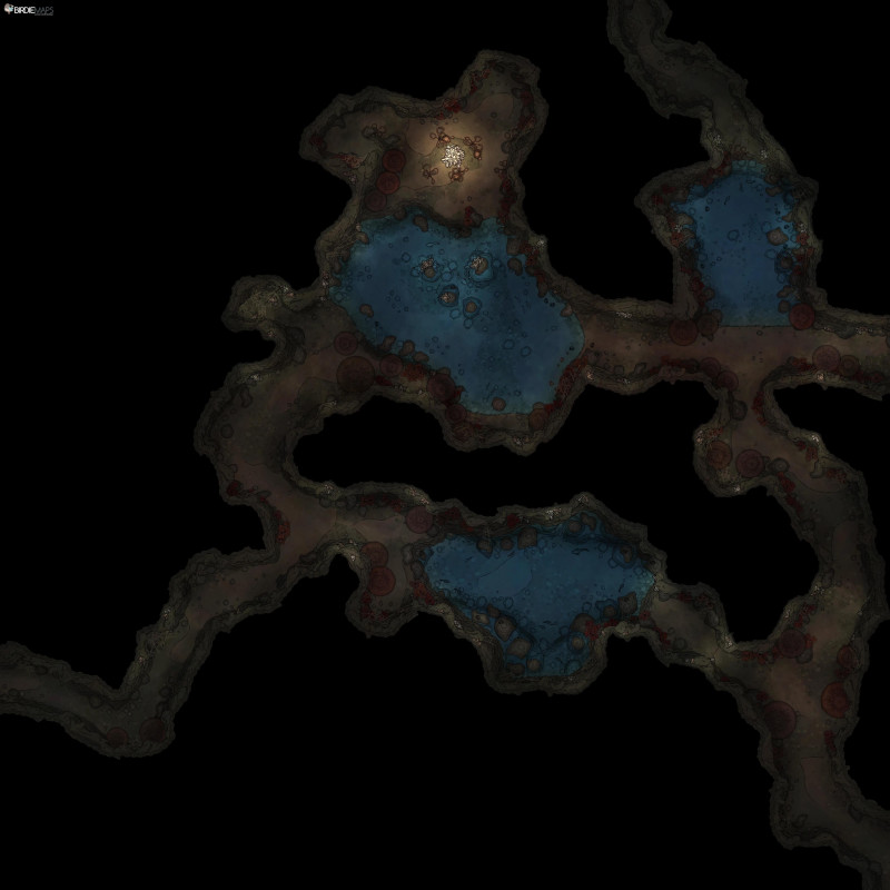 Cave of Lakes - [60x60]