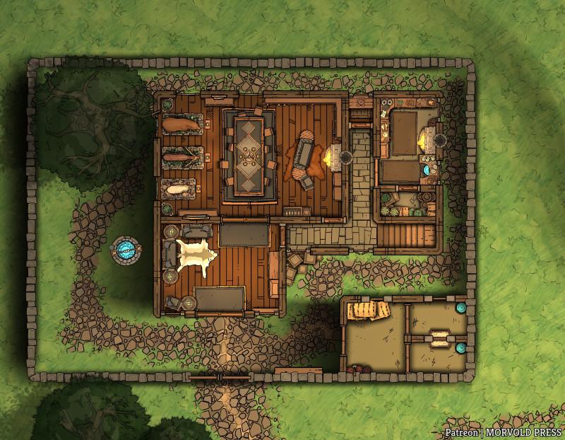 Small Town Estate | 2 Floors [36 x 28]