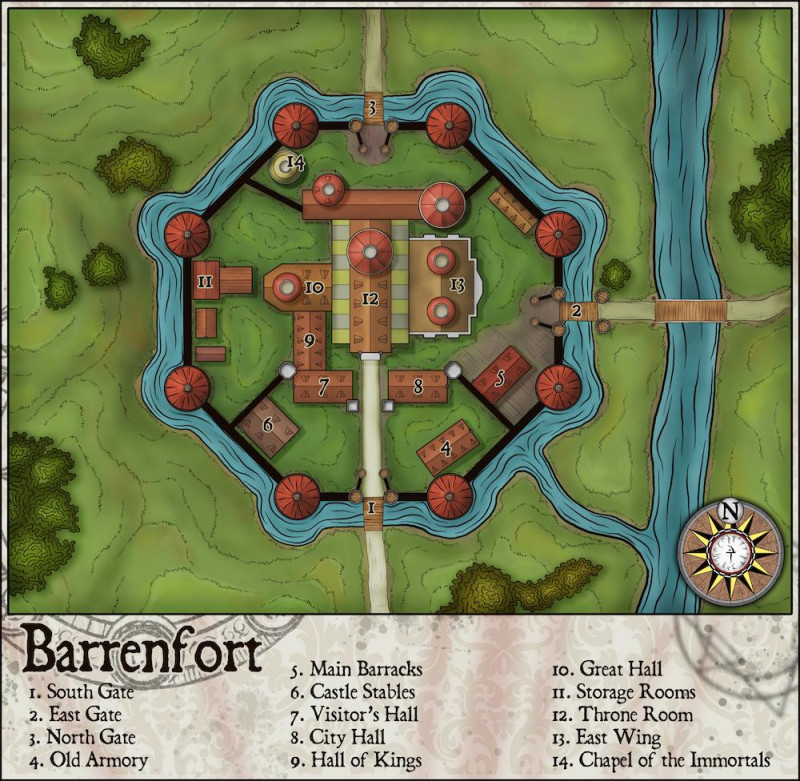 Free Map 215 - Barrenfort