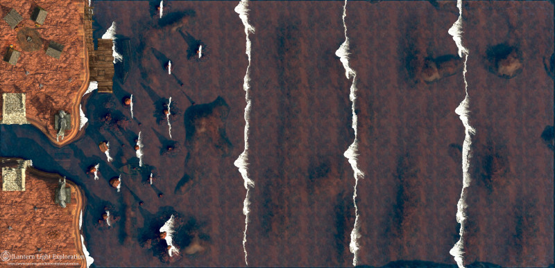 Dagger Falls Cliff [62x30 & 30x30]