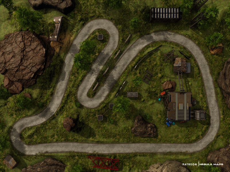 Nomad Forest Racetrack (40x30)