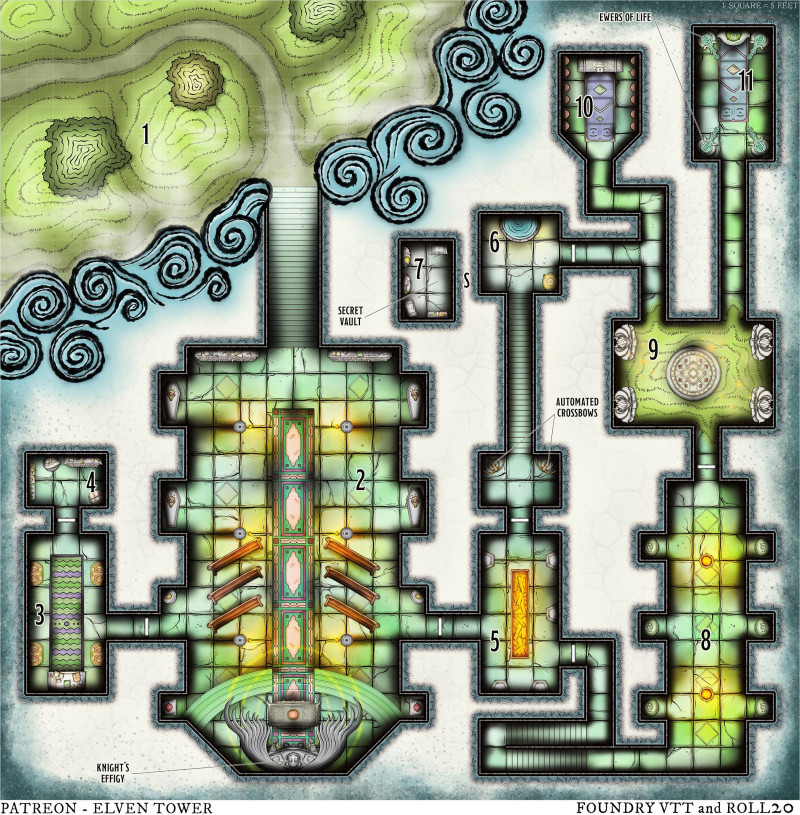 Map 700 - Trials of the Knightly Tenets - Dungeon