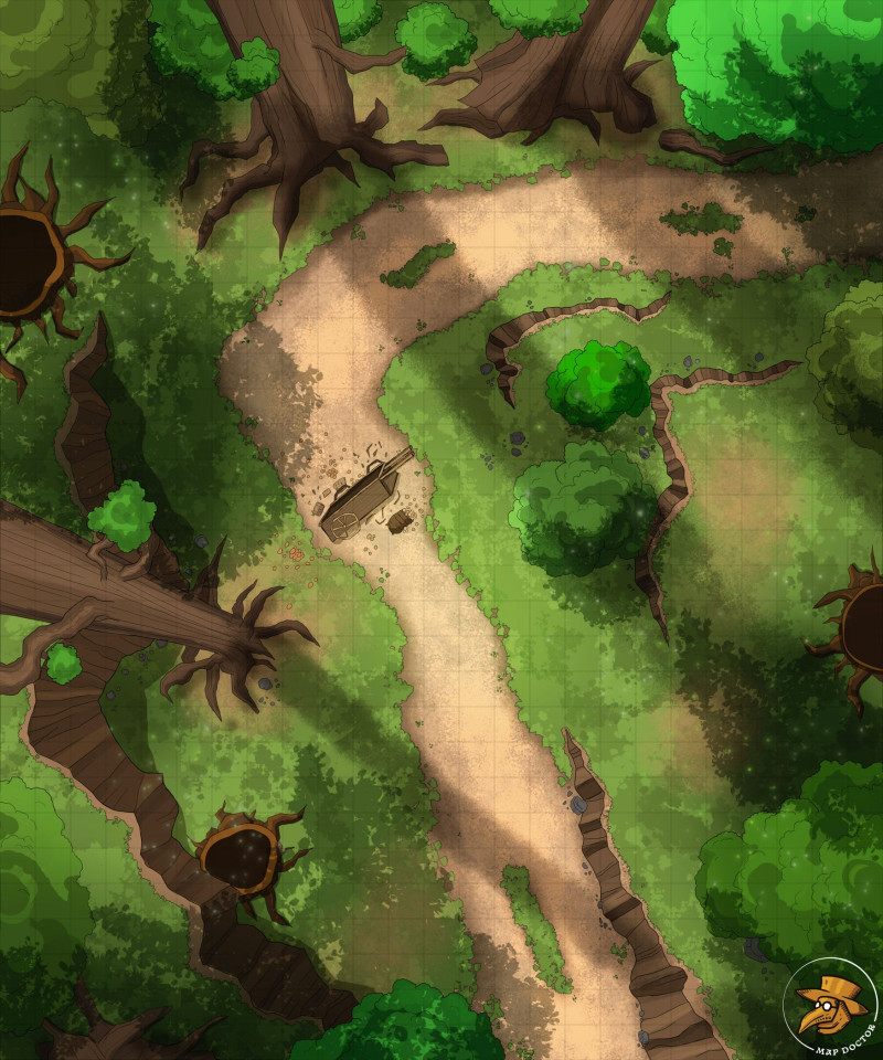Merchant Encounter [25x30] and potatoes on the road