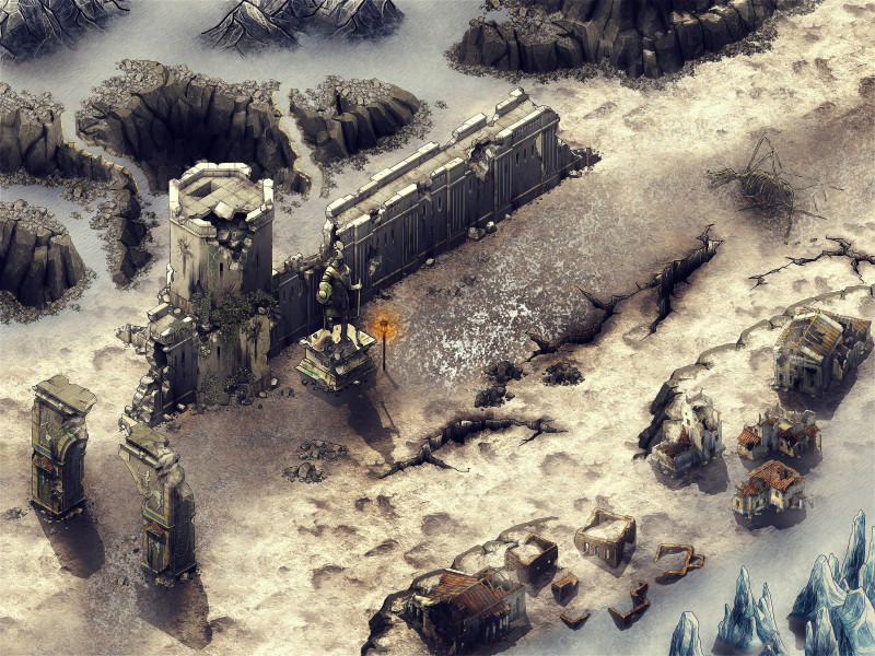 Abandoned Frontier Outpost – Snowy Encounter Map